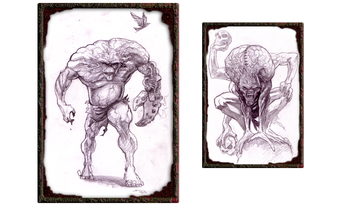 Early Zombie Boss Concepts
